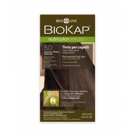 Тон 5.0 краска для волос светло-коричневая Biokap Nutricolor