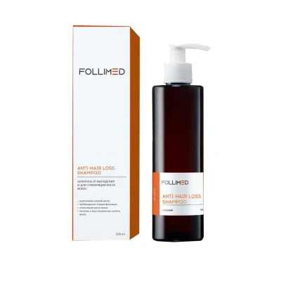 Шампунь стимулятор для роста и против выпадения волос 250 мл Фоллимед