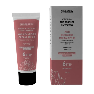 Step6 Антикуперозный крем Centella and Rose с витамином К SPF 30