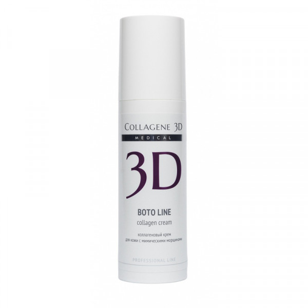 Boto Effect крем для лица с ботокс-эффект коррекция мимических морщин Medical Collagen 3D 