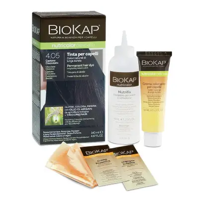 Biokap тон 4.05 шоколадный каштан Delicato