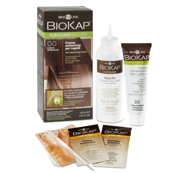 Тон 0.0 Осветляющий крем Biokap delicato 