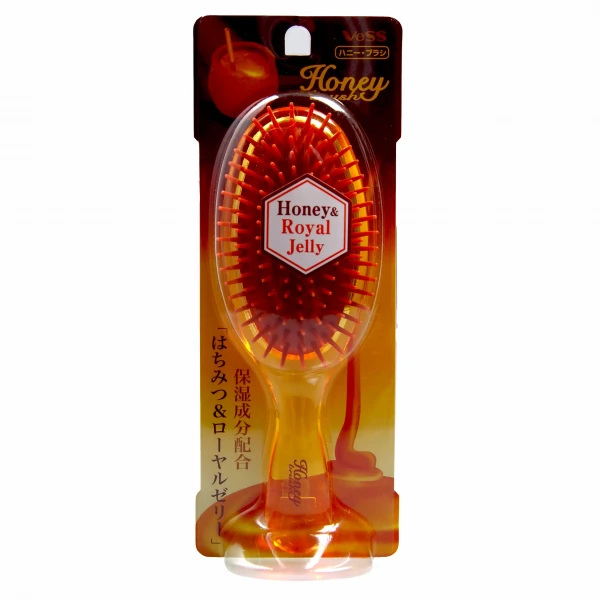 Honey Brush щетка с мёдом и маточным молочком пчёл увлажняет и придает блеск волосам Vess