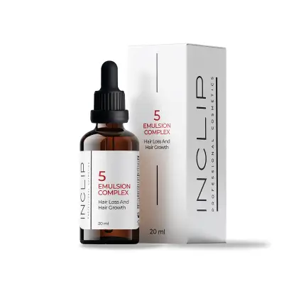 №5 Кислородная эмульсия 20 мл против выпадения и для роста волос Inclip