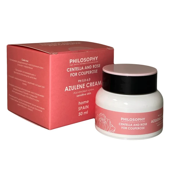 Азуленовый крем для лица Philosophy Centella & Rose для домашнего ухода 50 мл