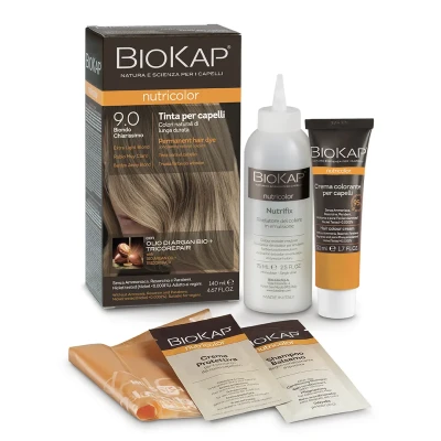 Тон 9.0 краска для волос очень Светлый Блондин Biokap Nutricolor