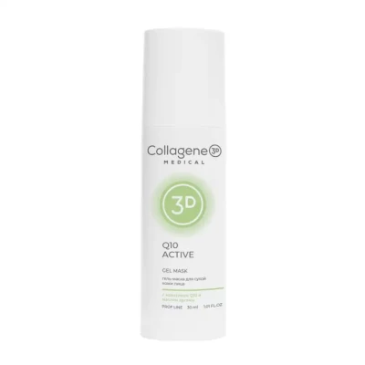 Q10 Active 30ml коллагеновая гель-маска для сухой кожи Medical Collagen 3D 