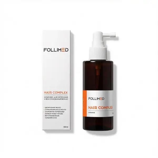 Комплекс для укрепления и восстановления волос лосьон Follimed Hair Complex