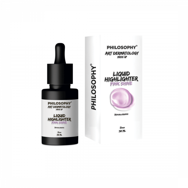 Хайлайтер Pink Shine розовый